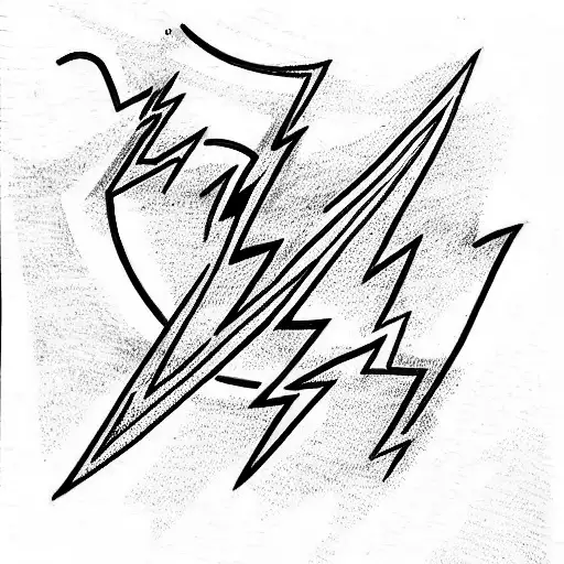 Lightning Bolt tattoo design idea