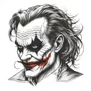 joker tattoo design idea