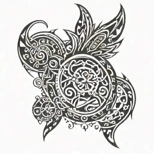 tribal mixed with a date 29-9-'99 tattoo design idea