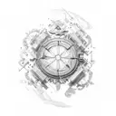 ANIMA GEMELLA tattoo design idea