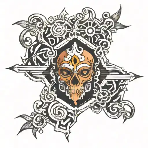 boredom symbol tattoo design idea