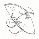 Gemini and Pisces tattoo design idea