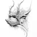 athenea tattoo design idea