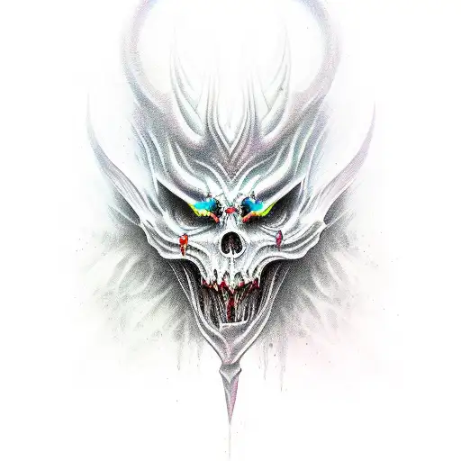 lillith from diablo 4 tattoo design idea