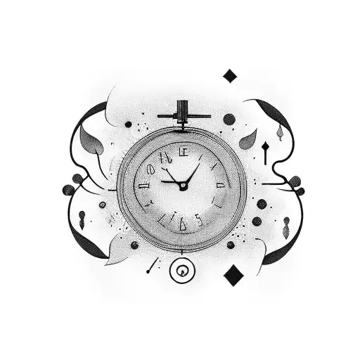 time is the biggest healer of all tattoo design idea