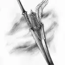 Sword tattoo design idea