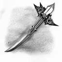 Sword tattoo design idea