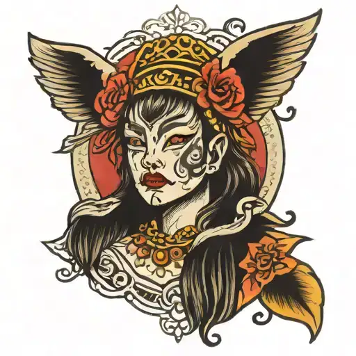 YAMA tattoo design idea