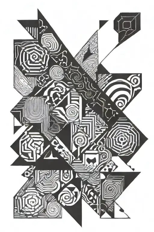 boredom symbol tattoo design idea