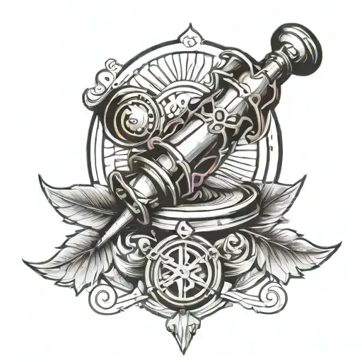 Gavel tattoo design idea