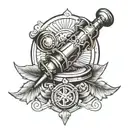 Gavel tattoo design idea