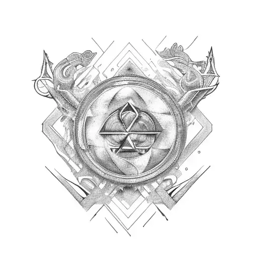 the symbol for gratitude with the word embedded  tattoo design idea