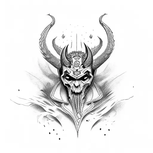 lucifer tattoo design idea