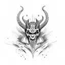 lucifer tattoo design idea