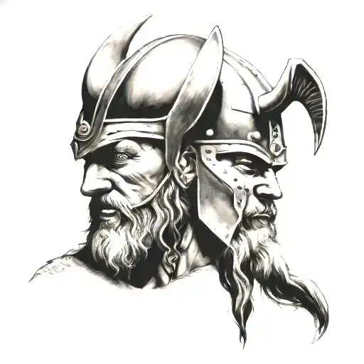 Vikings Björn ironside tattoo design idea