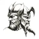 Vikings Björn ironside tattoo design idea