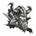 Vikings Björn ironside tattoo design idea