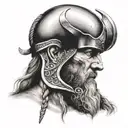 Vikings Björn ironside tattoo design idea