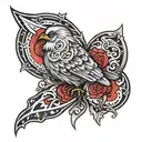 Herz tattoo design idea