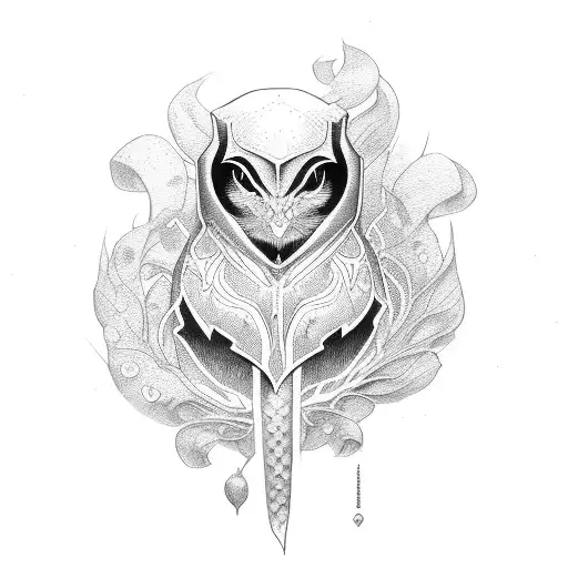 A nightshade glabra tattoo design idea