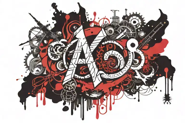 band tatto  with Mahamrityunjaya mantra inside it tattoo design idea