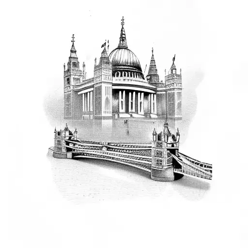 London 1800s tattoo design idea