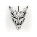 London 1800s dark cobbled tattoo design idea