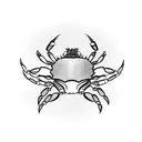 cancer crab tattoo design idea