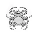 cancer crab tattoo design idea