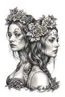 sisters od fate tattoo design idea