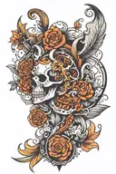 mind over matter tattoo design idea