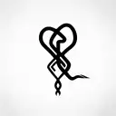 medical caduceus with handicap symbol tattoo design idea