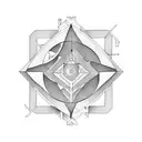 Scissor tattoo design idea