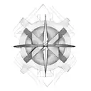 Scissors tattoo design idea