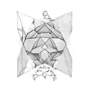 Scissors tattoo design idea