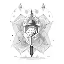 Leo and Libra tattoo design idea