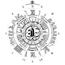 2003 Roman numerals tattoo design idea