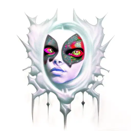 Raven from teen titans tattoo design idea