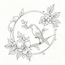 Ataraxia tattoo design idea