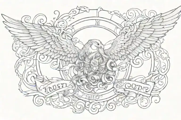 Trust No One tattoo design idea