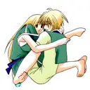 Pisces and leo hugging virgo tattoo design idea