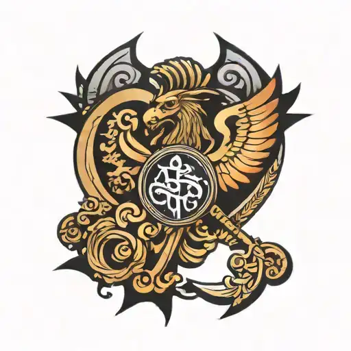 Roman empire symbol tattoo design idea