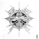 the holy Trinity by rublev tattoo design idea