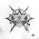 the holy Trinity by rublev tattoo design idea