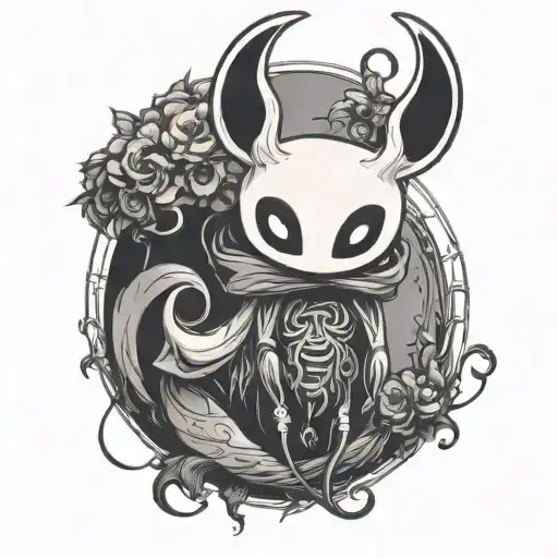 ori and hollow knight holding tattoo design idea