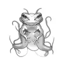 salamander tattoo design idea