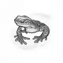 salamander tattoo design idea