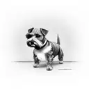 SCHNAUZER MINI tattoo design idea