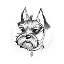 SCHNAUZER MINI tattoo design idea
