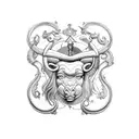 Libra Sagittarius Aries Leo  tattoo design idea